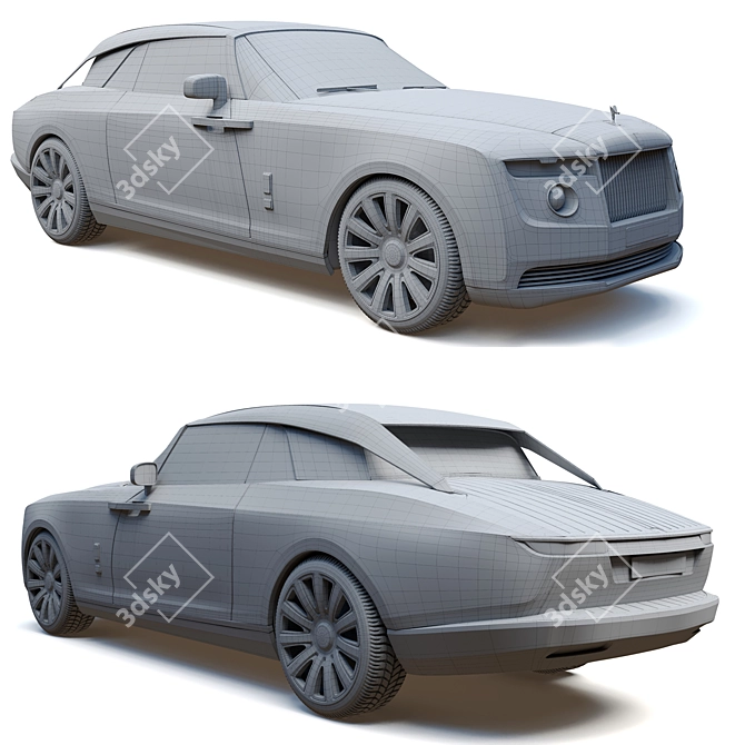 Sleek Ferrari Roma - High-Quality Model 3D model image 6