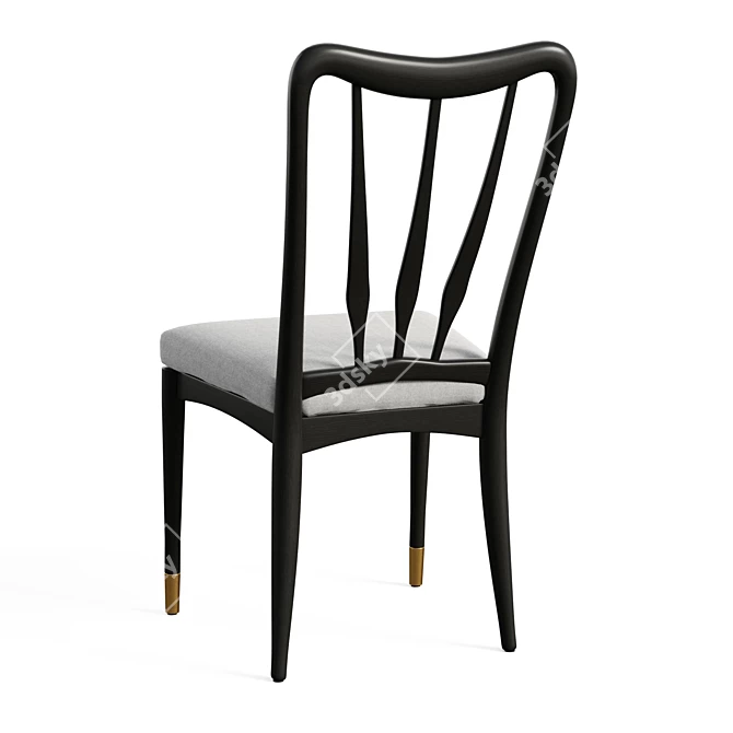 Scandinavian Elegance: Haverhill Dining Chair 3D model image 3