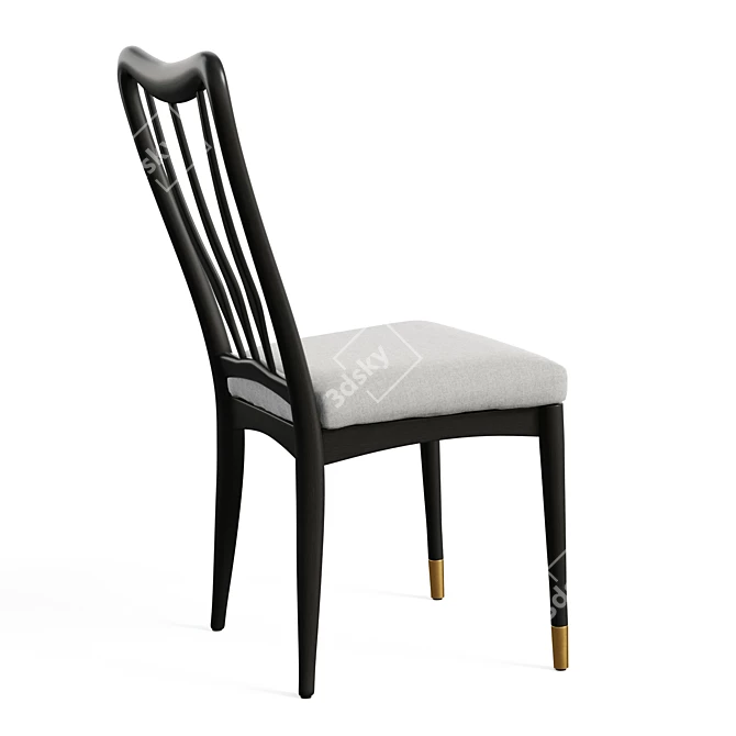 Scandinavian Elegance: Haverhill Dining Chair 3D model image 4