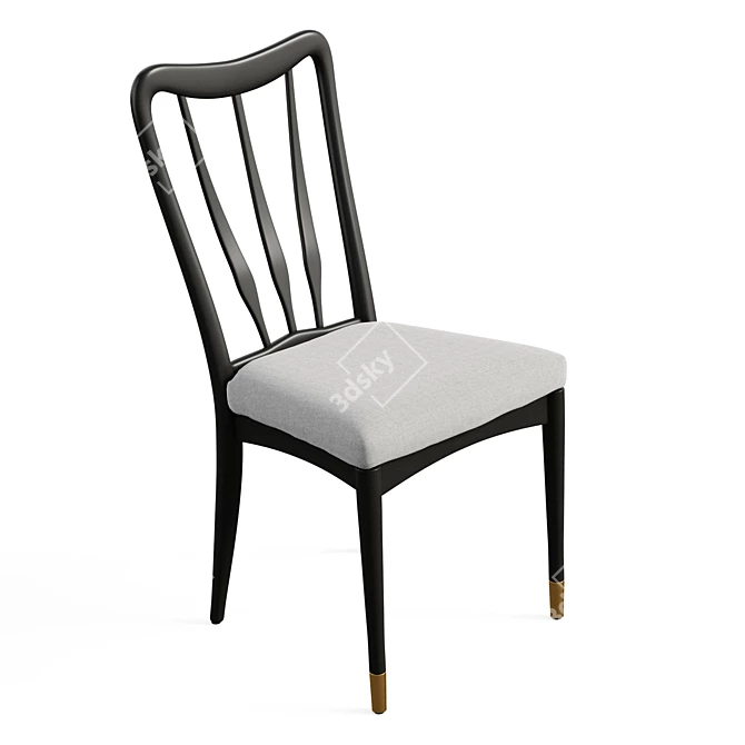 Scandinavian Elegance: Haverhill Dining Chair 3D model image 5