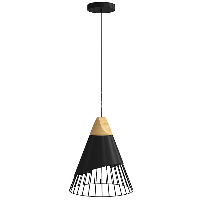 Minimalist Nordic Pendant Light 3D model image 4