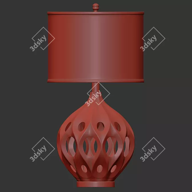 Elegant Safavieh Regina Table Lamp 3D model image 3