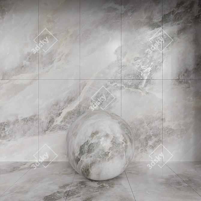 Seamless Marble Slabs 3D model image 1