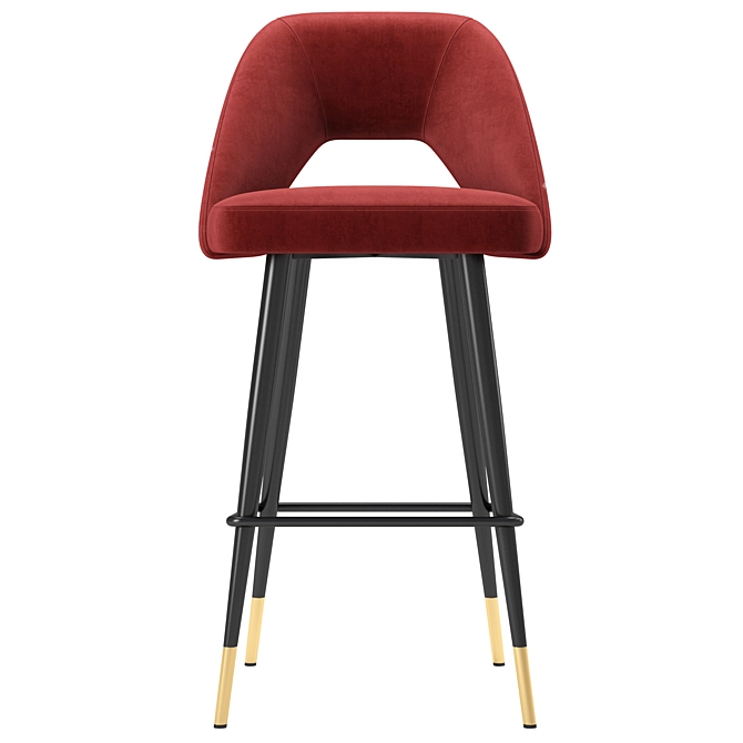 Sophisticated Avorio Bar Stool 3D model image 3