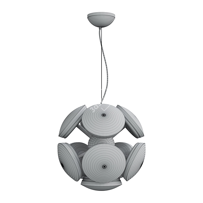 Modern Pendant Lamp: Tambo by Citilux 3D model image 2