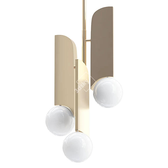 Neo 44.1123 Pendant Light: Sleek and Modern 3D model image 1