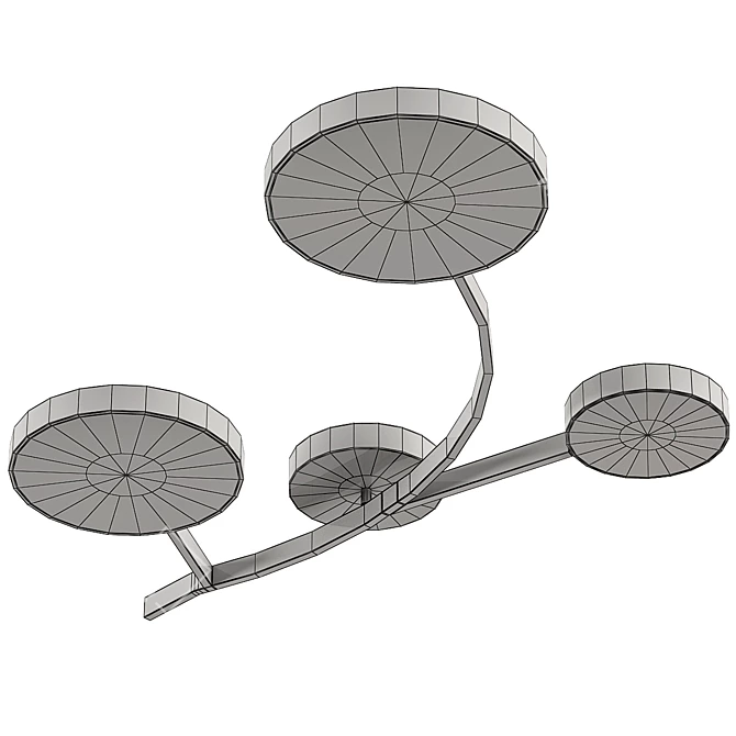 Elegant Tripoli Design Lamp 3D model image 2
