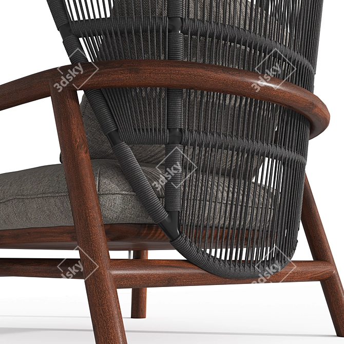  Outdoor Fern Highback Armchair 3D model image 5