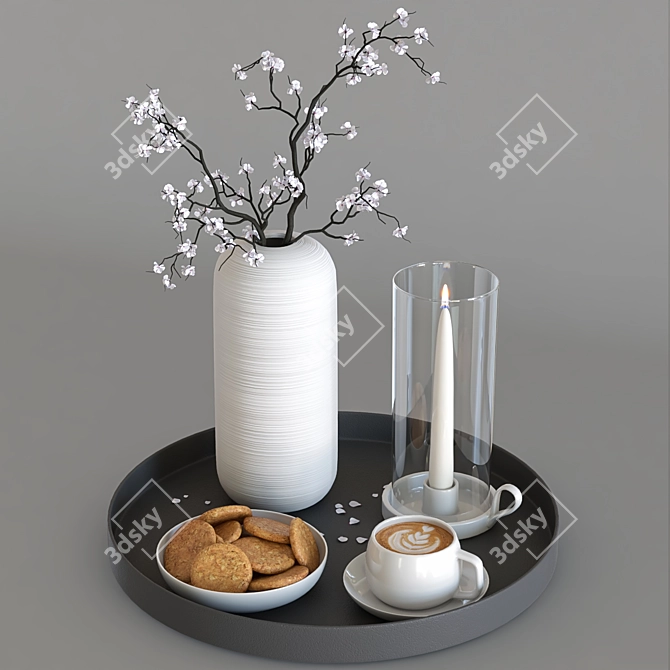 Elegant Home Accents Collection 3D model image 1
