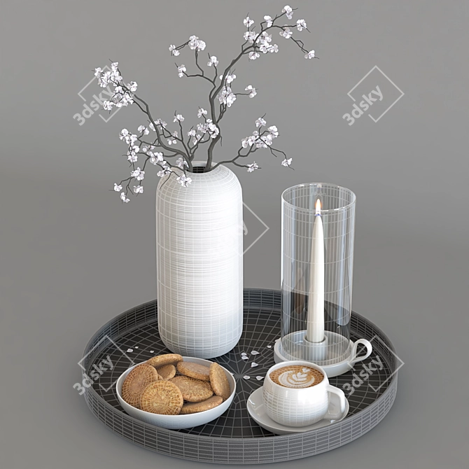 Elegant Home Accents Collection 3D model image 3