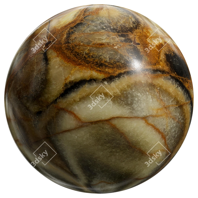 Butterfly Onyx Marble | 2 Mat | 8192x4096 3D model image 2