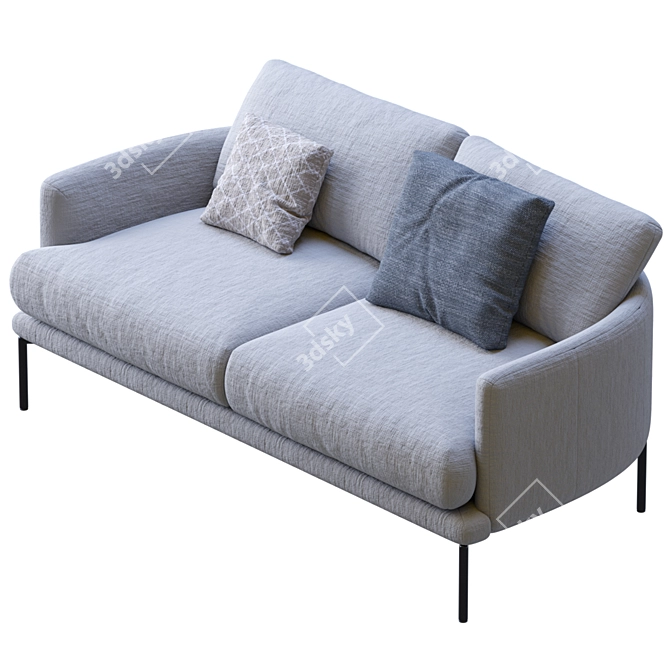 LaForma Sofa Rave: Unique, Stylish, and Comfortable 3D model image 6