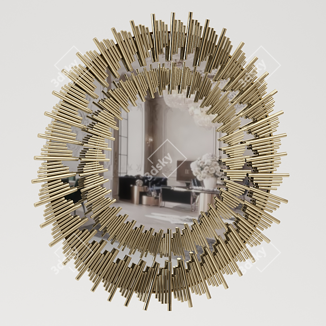 Regal Reflection: Scala Mirror by Covet Paris 3D model image 3