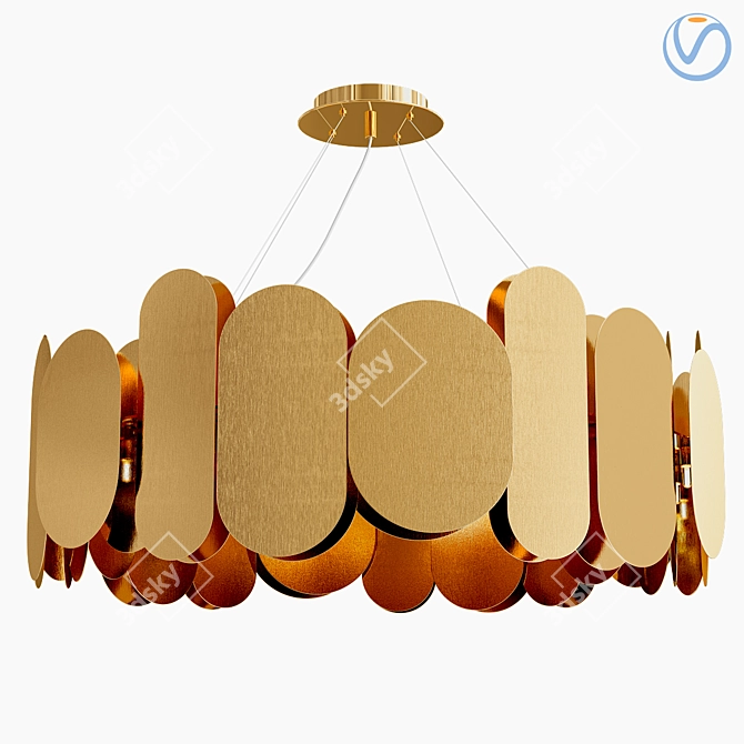 Innermost Panel Pendant Light 3D model image 1