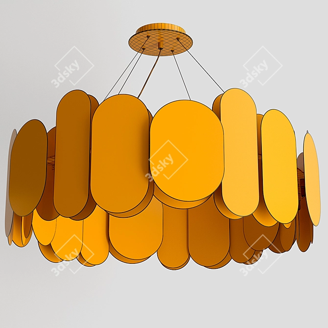 Innermost Panel Pendant Light 3D model image 2