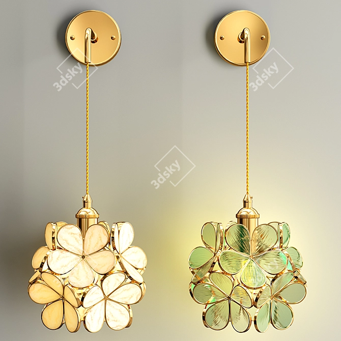 SUM WALL: Modern Wall Sconce 3D model image 3