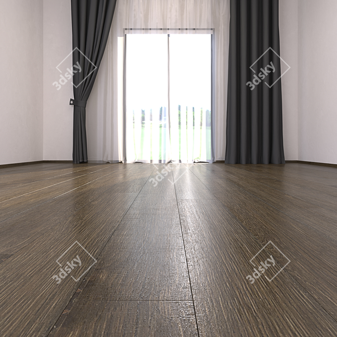 CIPRO Parquet: HD Textures, Corona + VRAY, 20x200cm 3D model image 2