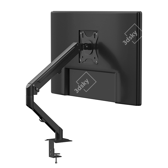 Space-Saving Monitor Holder 3D model image 1