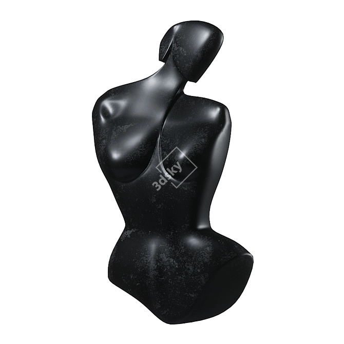 Abstract Female Sculpture 3D model image 1