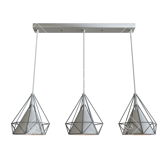 Rinetta Pendant Lamp - Sleek and Stylish 3D model image 2