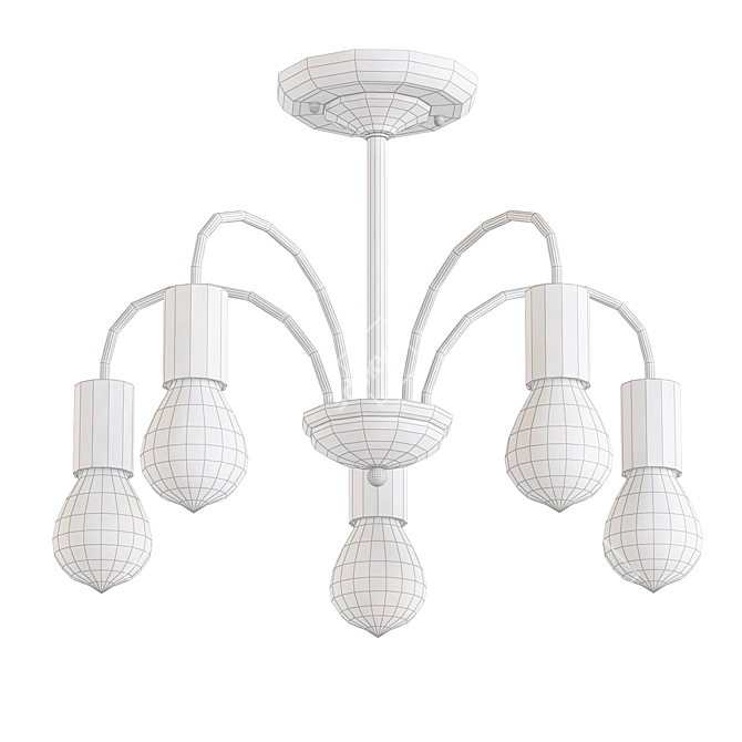 Hiper Chandelier - Timeless Elegance 3D model image 2