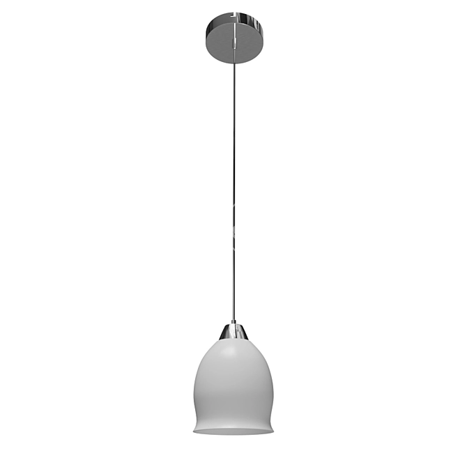 Elegant Pendant Lamp "Losk 3D model image 1