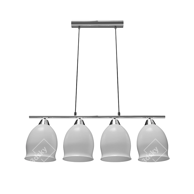 Elegant Pendant Lamp Losk 3D model image 1