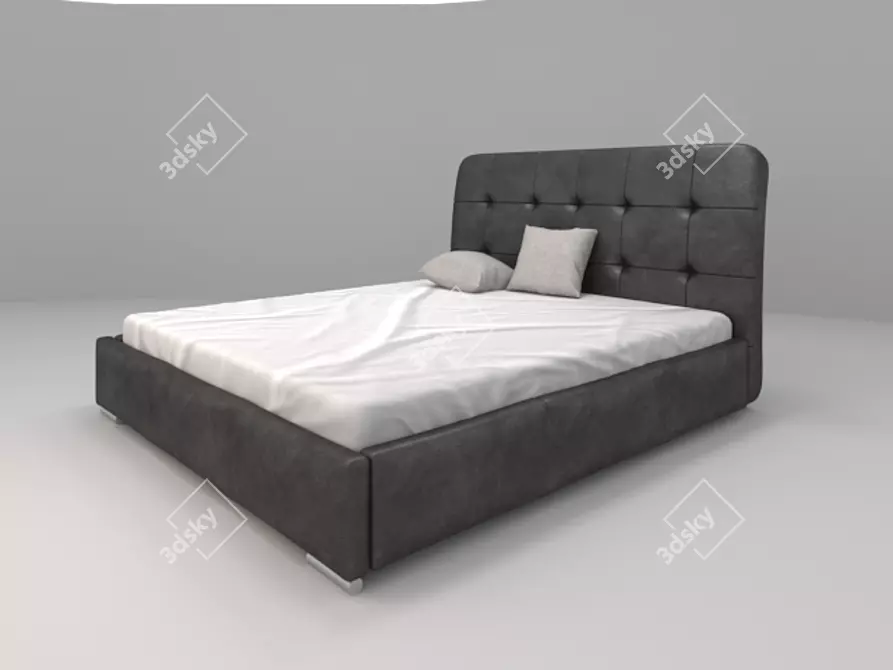 SleepArt Strong Bed 3D model image 1
