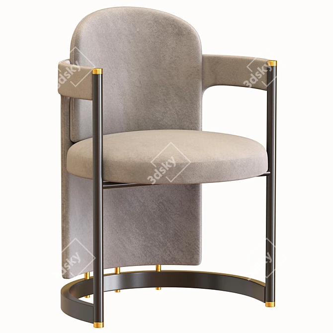 Elegant Orma Chair: Sophisticated Design 3D model image 1