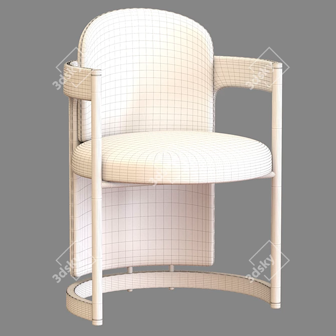Elegant Orma Chair: Sophisticated Design 3D model image 4