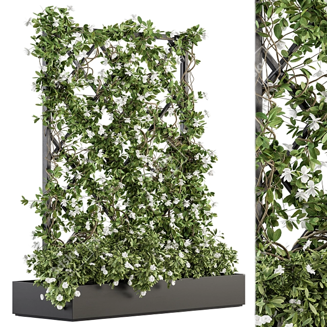 EcoWall - Outdoor Vertical Garden 3D model image 1