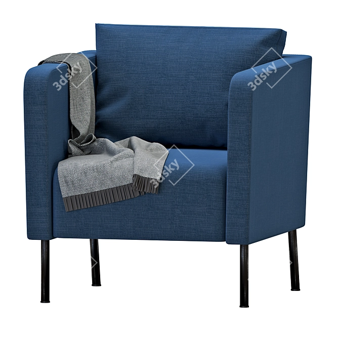 EKERÖ Armchair: Stylish and Versatile Furniture 3D model image 1