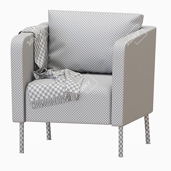 EKERÖ Armchair: Stylish and Versatile Furniture 3D model image 6