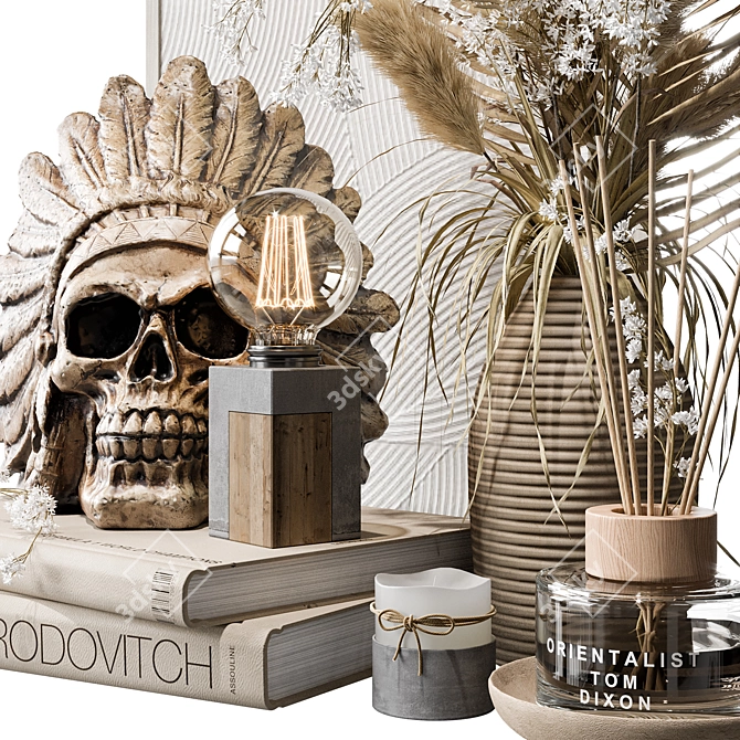 Elegant Decor Set 19: High Quality, V-Ray/Corona, OBJ 3D model image 2