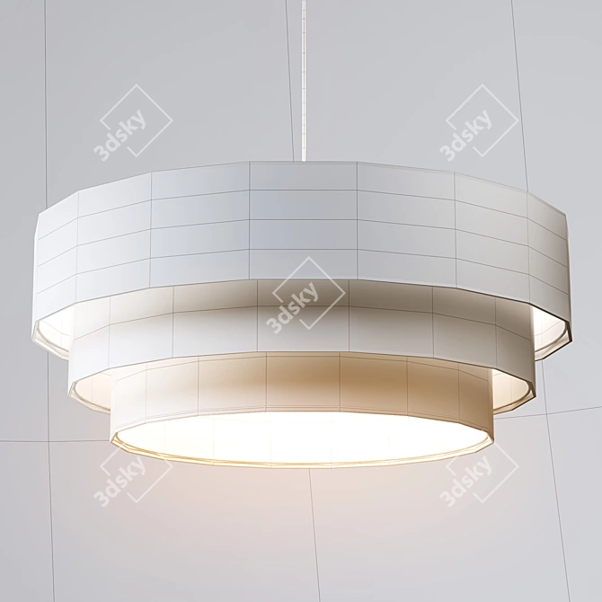 Triniti Pendant Light: Contemporary Elegance 3D model image 3