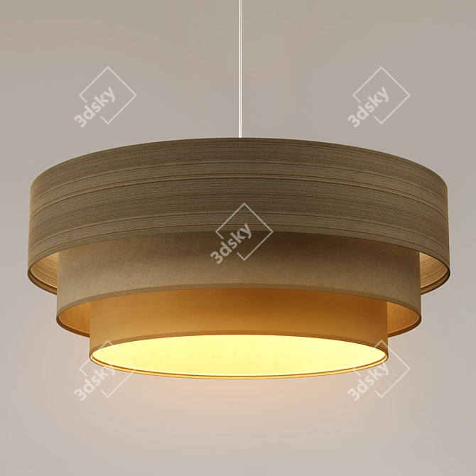 Triniti Pendant Light: Contemporary Elegance 3D model image 1