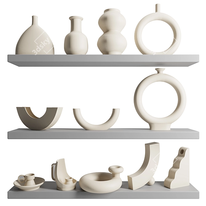 Rachel Saunders Ceramics4 - Elegant and Versatile Home Decor 3D model image 1