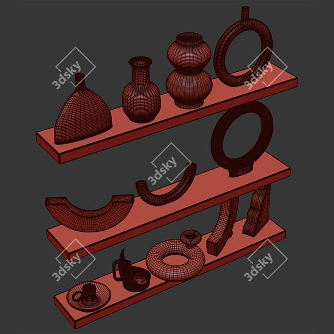 Rachel Saunders Ceramics4 - Elegant and Versatile Home Decor 3D model image 2