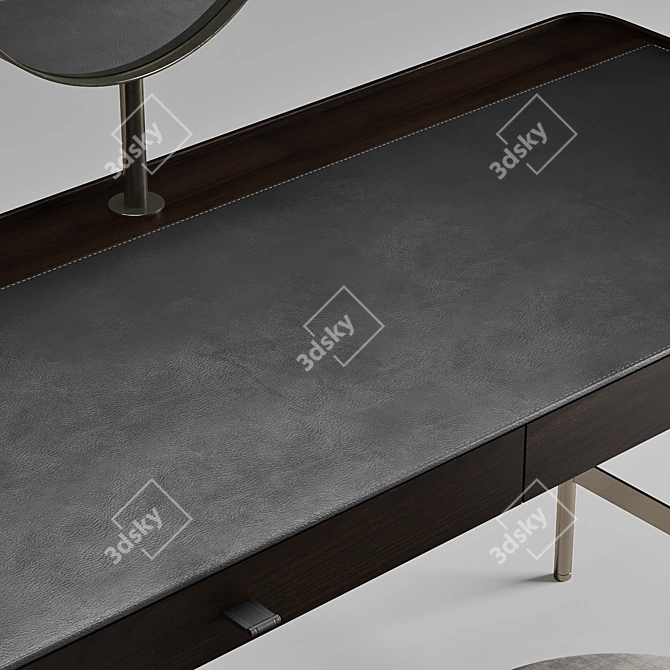 Modern Vanity Table with Dual Models 3D model image 2