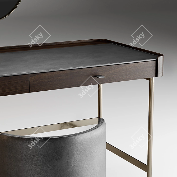 Modern Vanity Table with Dual Models 3D model image 3