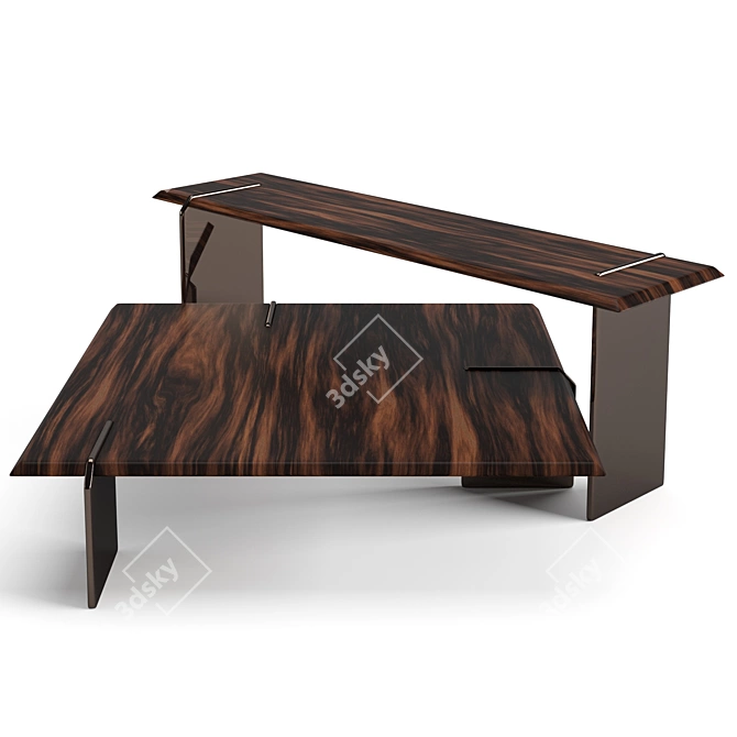 Modern Minotti Keel Coffee Tables 3D model image 5