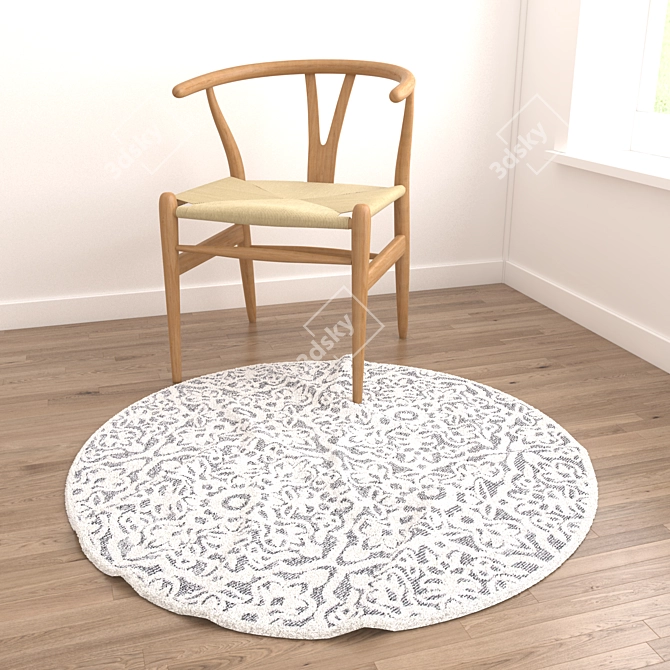 Versatile Set of 8 Rugs: VRayFur, VRayDisplacementMod, CoronaDisplacementMod 3D model image 4