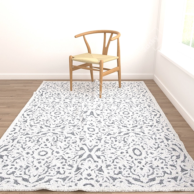 Versatile Set of 8 Rugs: VRayFur, VRayDisplacementMod, CoronaDisplacementMod 3D model image 5