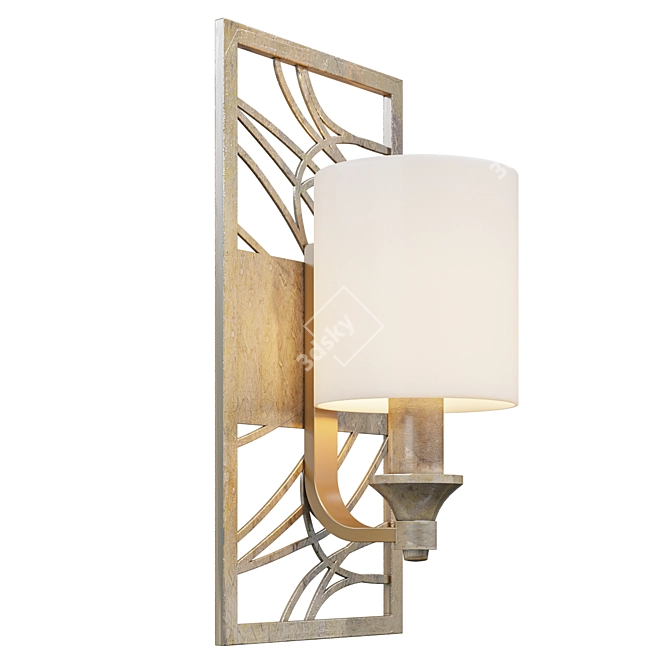 Elegant Vittoria Wall Lamp 3D model image 1