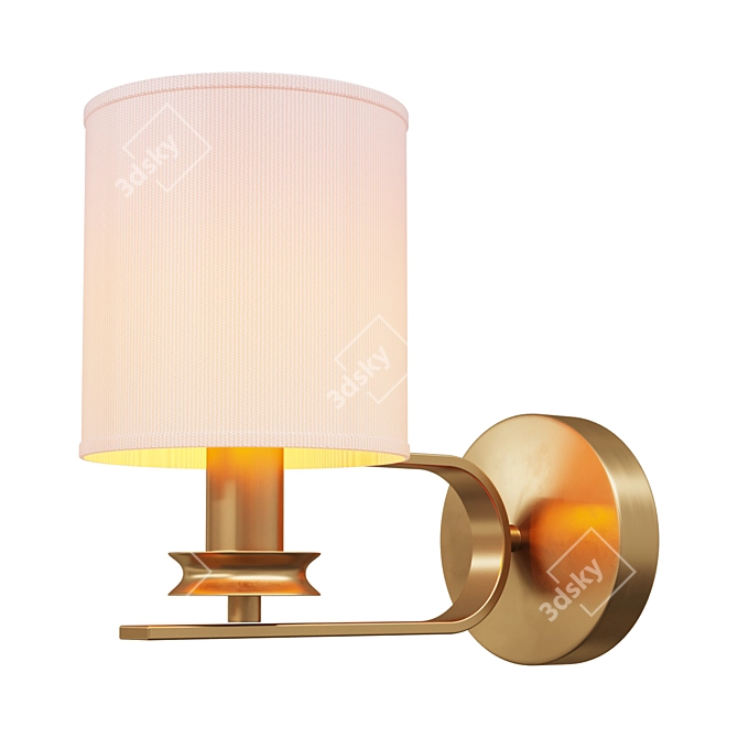 Elegant Venustus Wall Lamp 3D model image 1