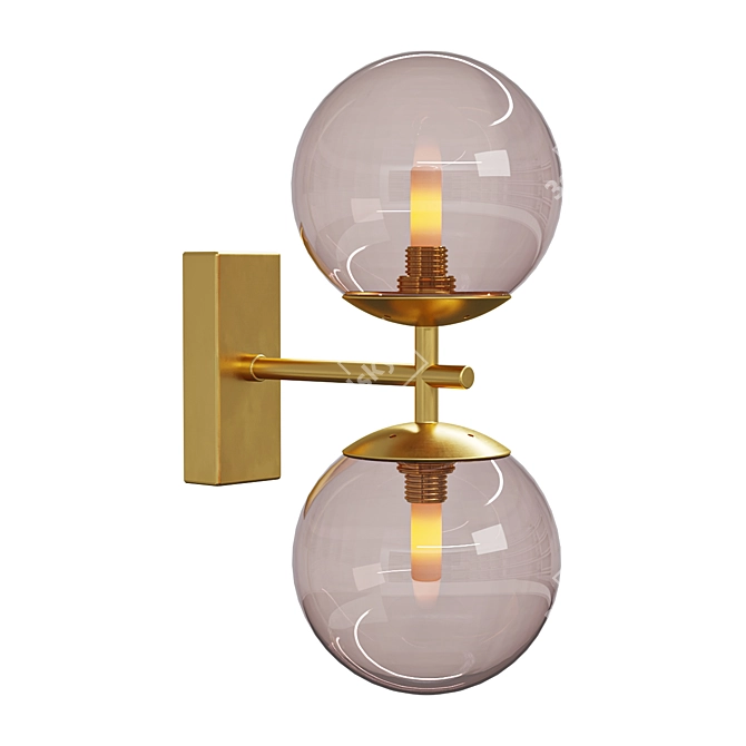 Elegant Varietas Wall Lamp 3D model image 1