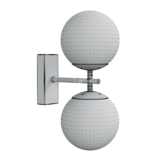 Elegant Varietas Wall Lamp 3D model image 2