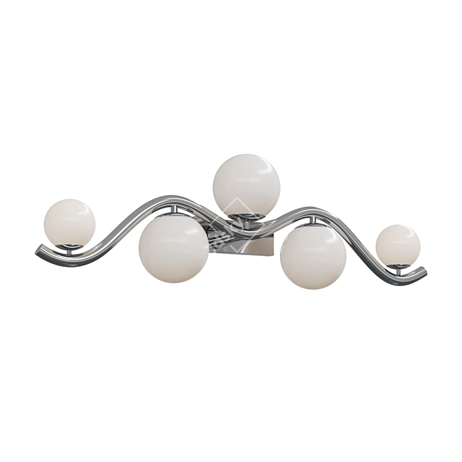 Elegant Uva Wall Lamp 3D model image 1