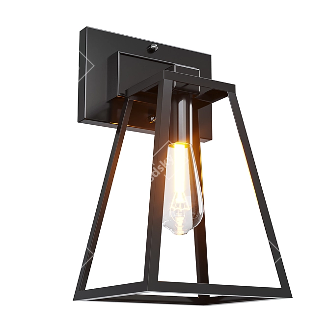 Title: Trapezium LOFT3110W Wall Lamp 3D model image 1