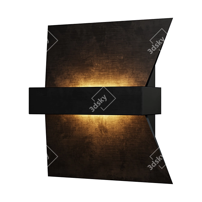 Elegant Trame Wall Lamp 3D model image 1